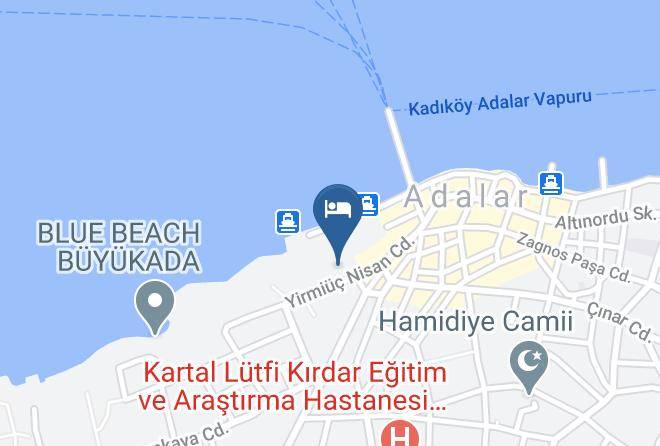 Adalar - Tiara Buyukada Otel Maps