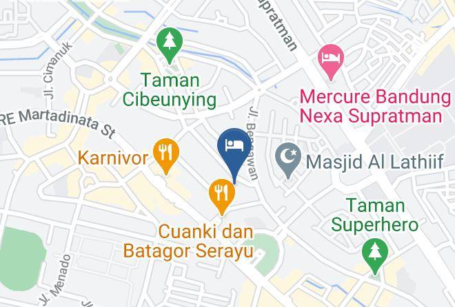 Bandung - Tibera Hotel Maps