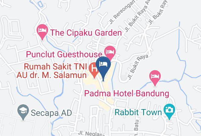 Bandung - Tibera Hotel Ciumbuleuit Maps