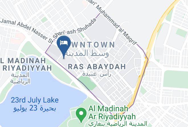 Benghazi - Tibesti Hotel Maps