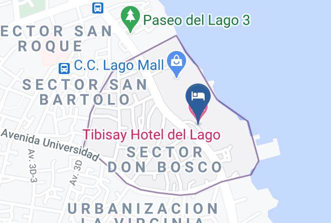Maracaibo - Tibisay Hotel Del Lago Maps