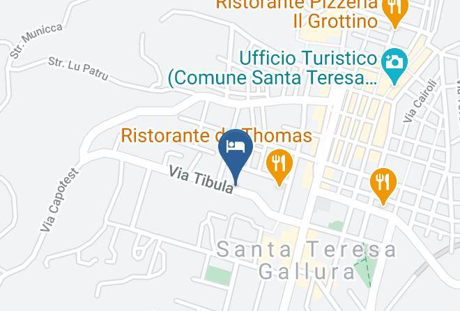 Sassari - Tibula Resort Maps