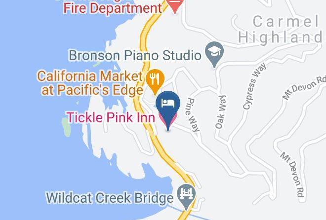 Monterey - Tickle Pink Inn Maps
