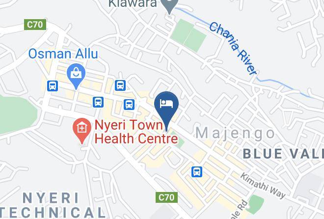 Nyeri - Tickles Hotel Maps