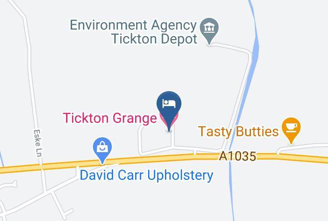 East Riding Of Yorkshire - Tickton Grange Hotel Maps