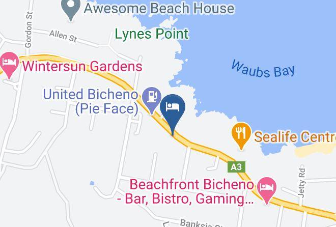 Glamorganspring Bay - Tidelines Of Bicheno Maps