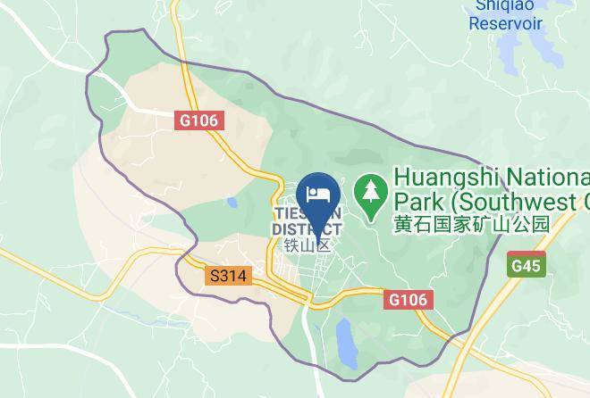 Huangshi - Tie Cheng Hotel Maps