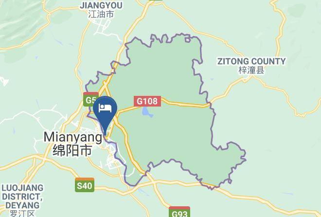 Mianyang - Tie Niu Hotel Maps