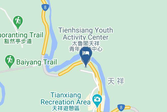 Tienhsiang Youth Activity Center Mapa - Taiwan - Hualiennty
