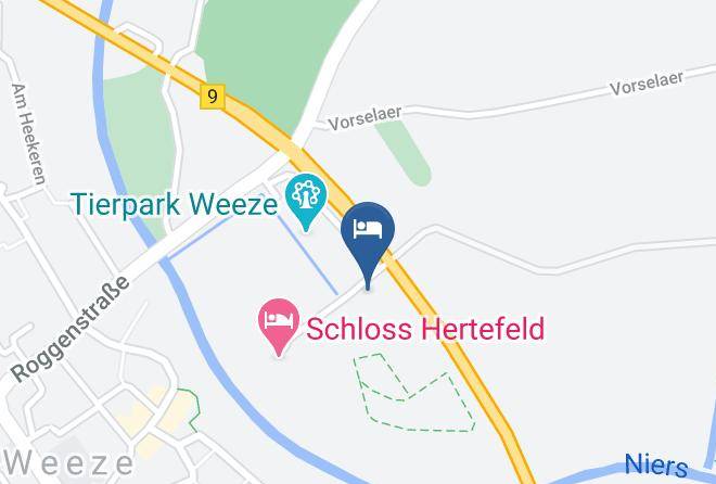 Cleves - Tierparkhotel Uhu Lodge Maps