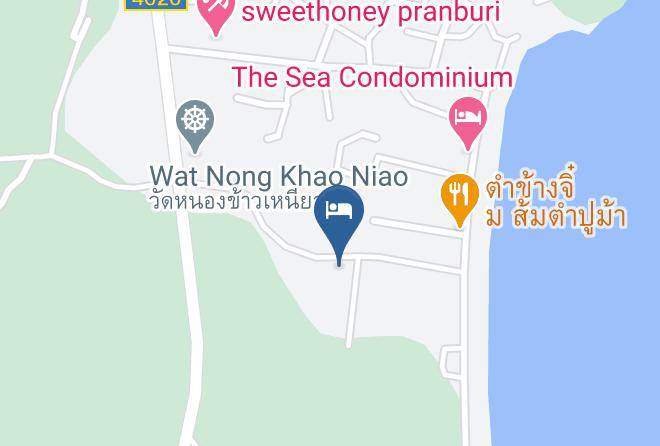 Amphoe Sam Roi Yot - Tiew Maprao Ao Pran Resort Maps