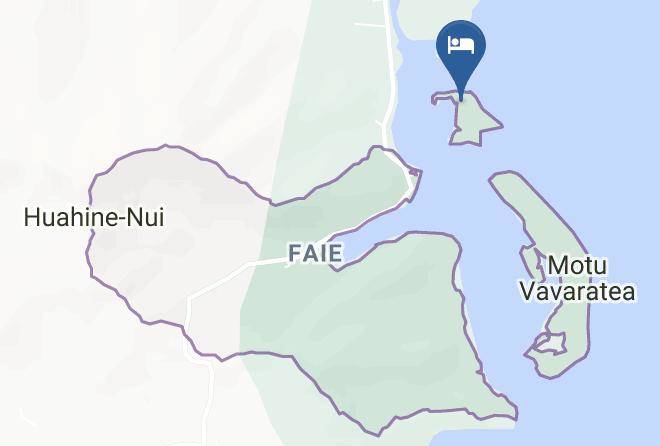 Huahine - Tifaifai Motu Mahare Maps