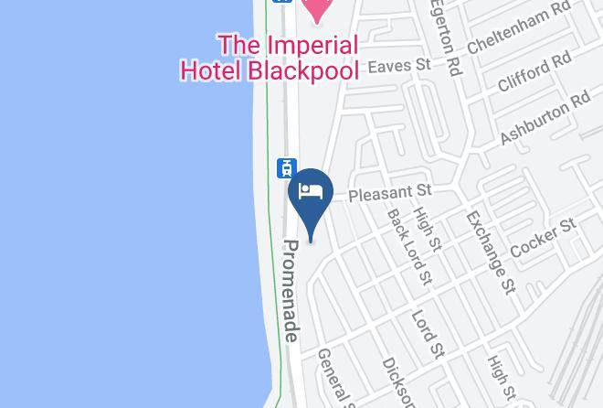 Blackpool - Tiffany's Hotel Blackpool Maps