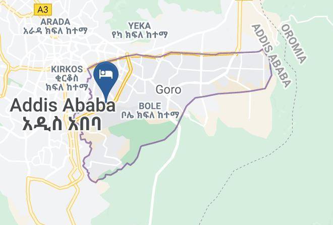 Addis Ababa - Tiga Hotel Maps