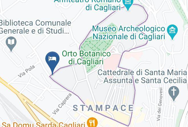 Cagliari - Tigelliotre Bed And Breakfast Maps