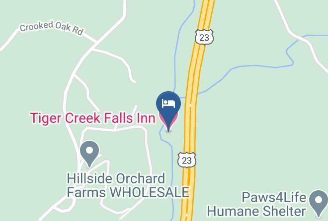 Rabun - Tiger Creek Falls Inn Maps