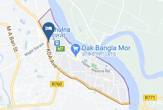 Khulna - Tiger Garden Int Hotel Khulna Maps