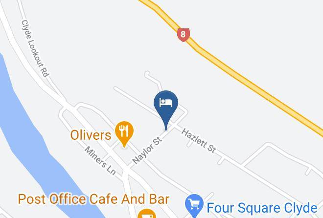 Central Otago - Tiger Hill On Clyde Maps