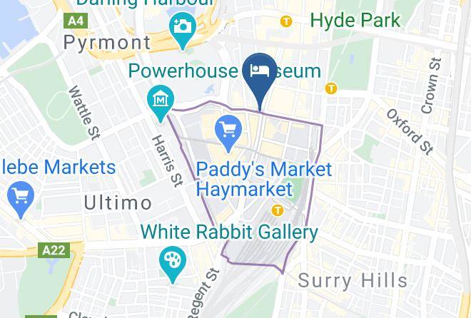 Sydney - Tiger Hostel Sydney Maps