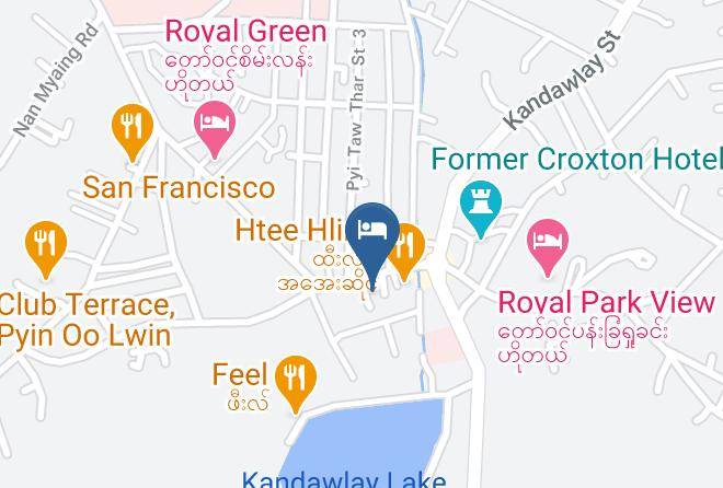 Pyinoolwin - Tiger Hotel Maps