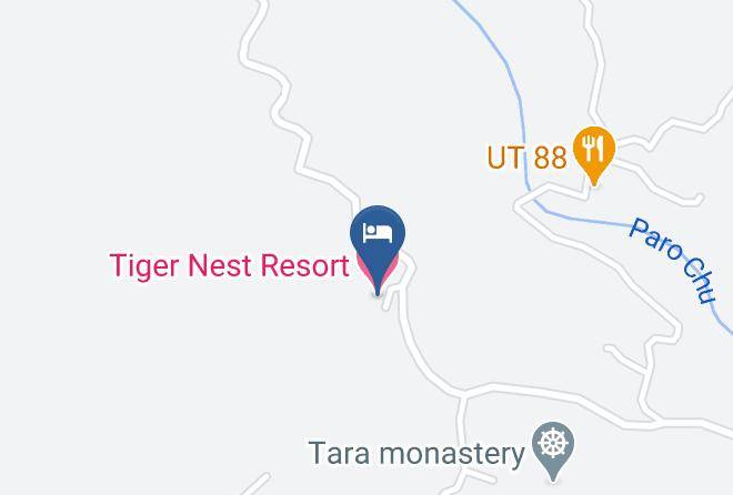 Paro - Tiger Nest Resort Maps