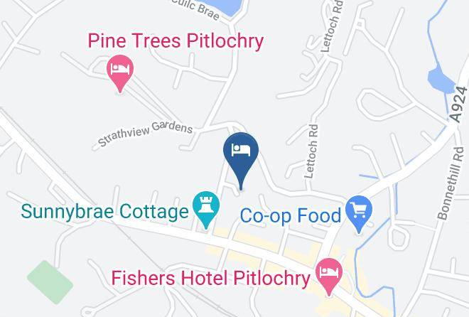 Tigh Na Cloich Hotel Pitlochry Map