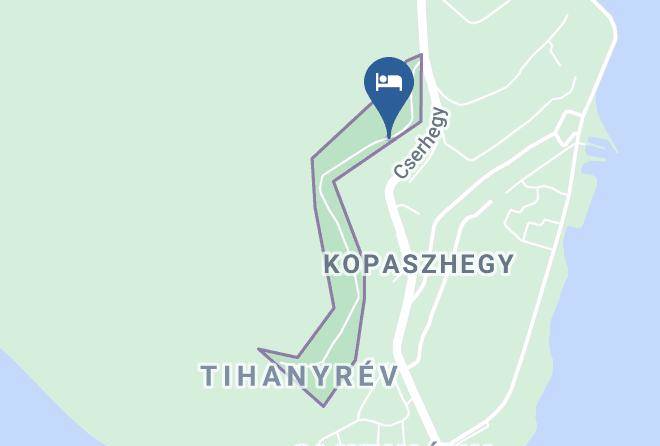 Tihany Cserhegy Vendeghaz Map
