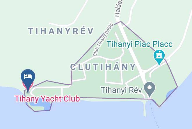 Tihany - Tihany Yacht Club Maps