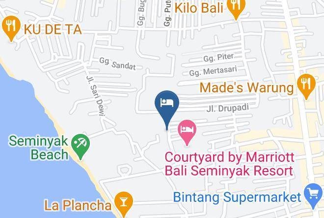 Badung Regency - Tijili Hotel Seminyak Maps