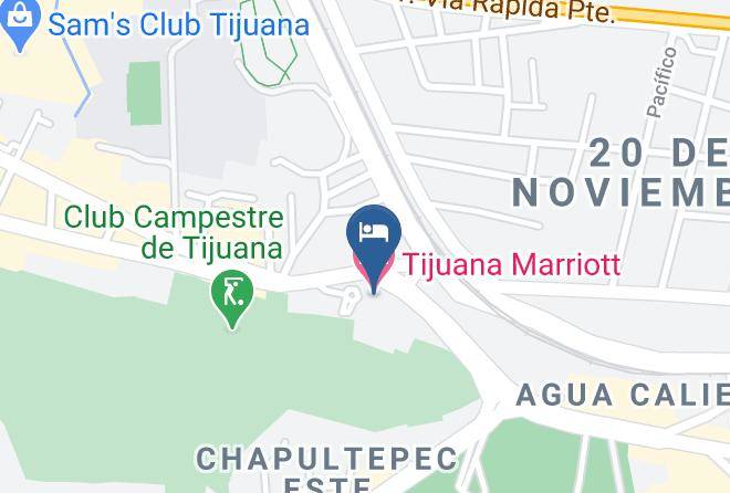 Tijuana - Tijuana Marriott Hotel Maps