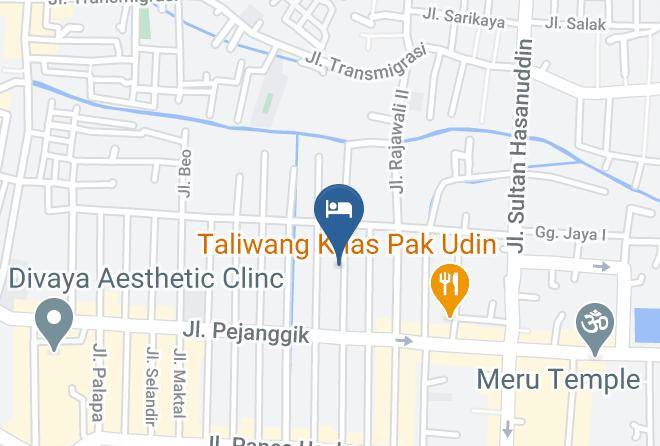 Kota Mataram - Tika Hotel Maps