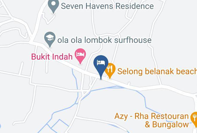 Central Lombok Regency - Tiki Lodge Maps