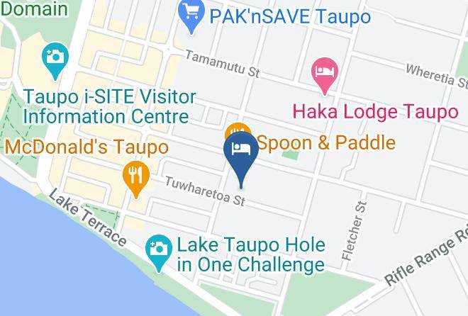 Taupo - Tiki Lodge Maps