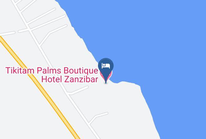 North B - Tikitam Palms Boutique Hotel Zanzibar Maps