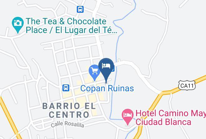 Copan Ruinas - Tiko's Hotel Maps