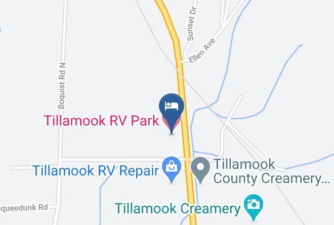 Tillamook - Tillamook Rv Park Maps
