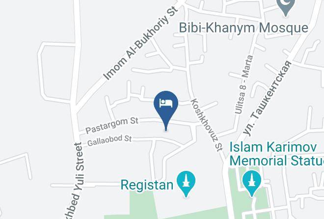 Samarqand - Tillya Kori Hotel Maps