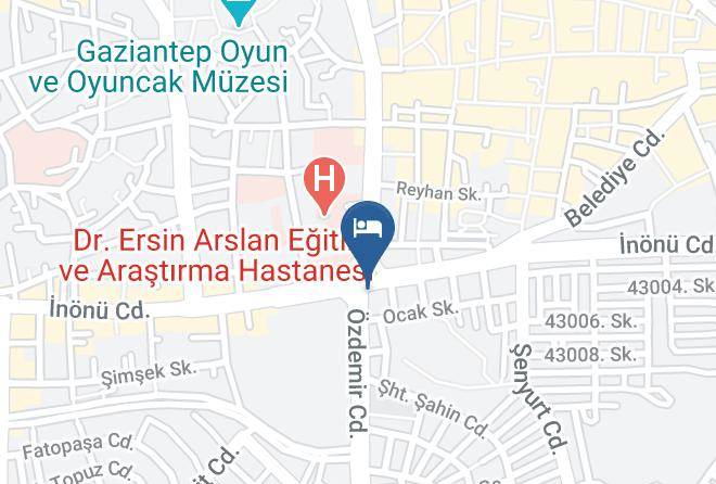 Tilmen Otel Map - Gaziantep - Sahinbey