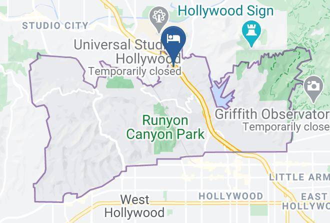 Los Angeles - Tilt Hotel Universal Hollywood Ascend Hotel Collection Maps