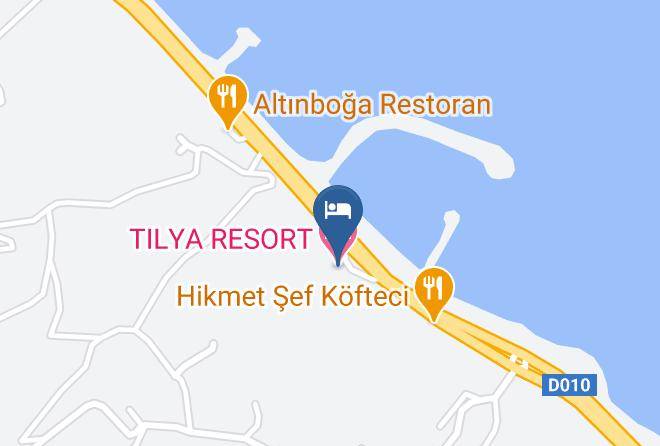 Akcaabat - Tilya Resort Hotel Maps