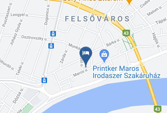 Szeged - Timarhaz Panzio Maps