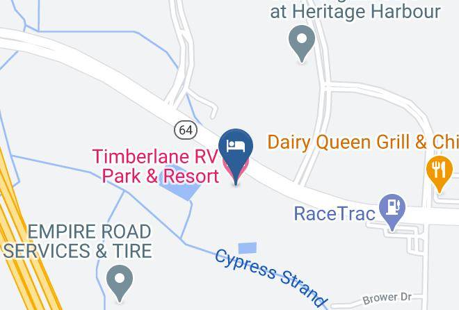 Manatee - Timberlane Rv Park & Resort Maps