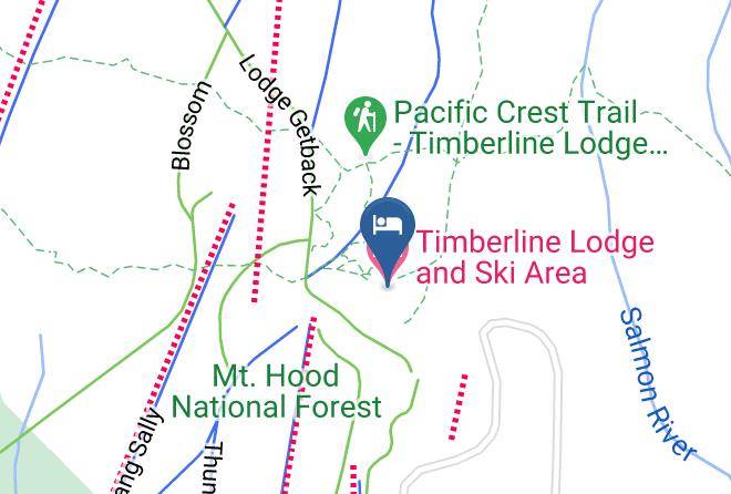 Clackamas - Timberline Lodge And Ski Area Maps