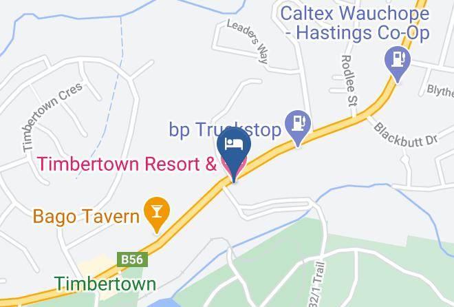 Port Macquarie Hastings - Timbertown Resort & Motel Maps