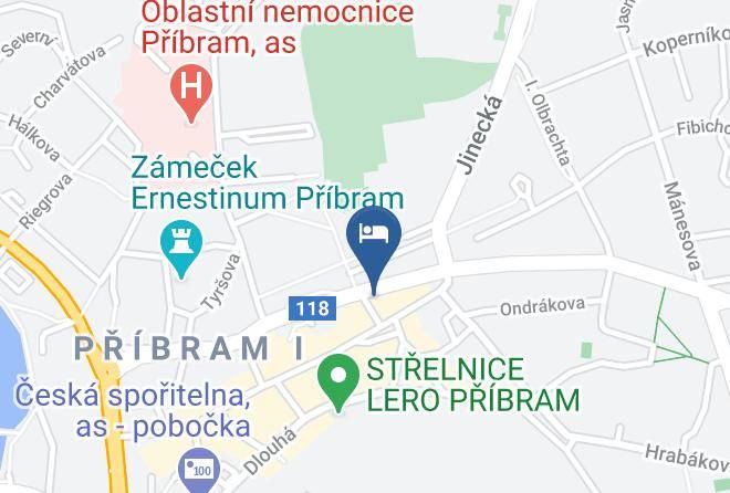 Pribram - Time Cafe Cafe & Pension Maps