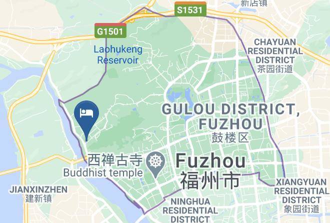 Fuzhou - Time City Hotel Maps