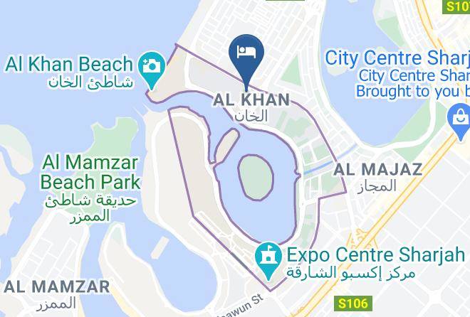 Sharjah City - Time Express Hotel Maps