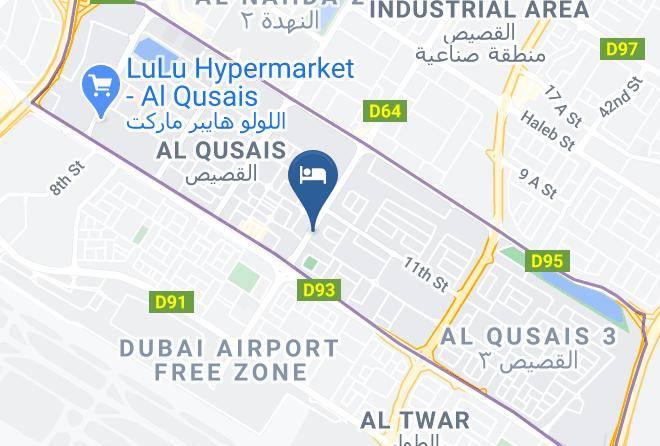 Dubai - Time Grand Plaza Hotel Maps