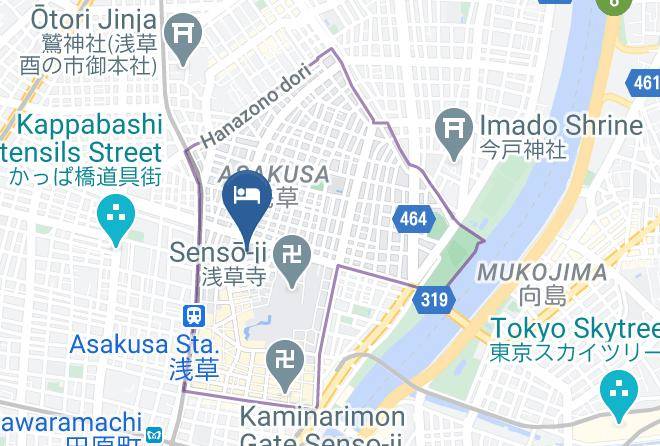 Taito Ward - Time Sharing Stay Asakusa Maps