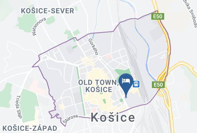 Kosice - Timeout Restaurant Cafe Accommodation Maps